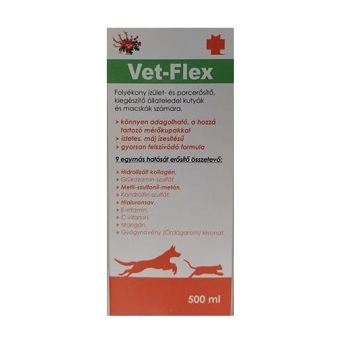 Vet-flex folyékony izület- és porcerősítő 500 ml 
