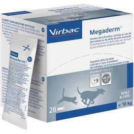 Virbac MegaDerm bőr szőrkondícionáló 10kg alatt 28x4ml