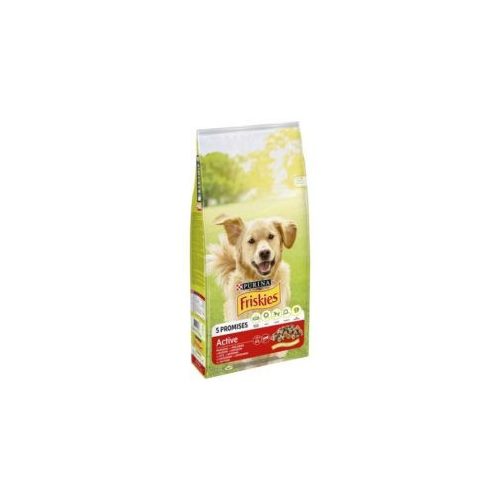 FRISKIES Active marhával száraz eledel felnőtt kutyáknak 15kg