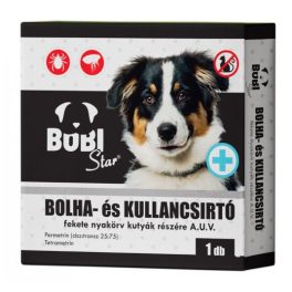 BOBI STAR FEKETE NYAKÖRV KUTYÁKNAK A.U.V 1 db