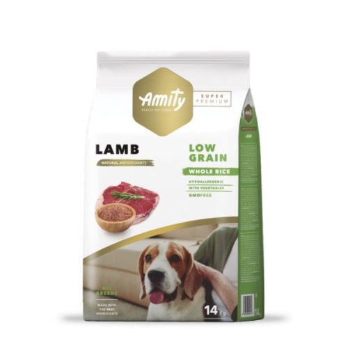 AMITY HYPOALLERGEN ADULT LAMB 14 KG KUTYATÁP