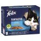 FELIX FANTASTIC Halas válogatás aszpikban nedves macskaeledel 12x85g