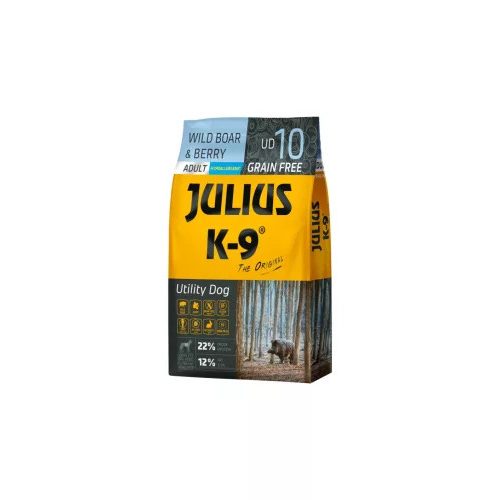 Julius K-9 Utility Dog Adult Wild Boar & Berry10kg