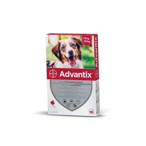 ADVANTIX SPOT ON 10-25KG KUTYA 1PIPETTA