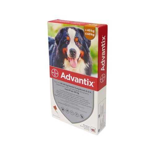 ADVANTIX SPOT ON 40-60KG KUTYA 4 PIPETTA/ doboz