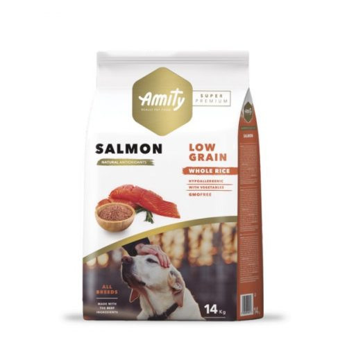 AMITY HYPOALLERGEN ADULT SALMON 14 KG KUTYATÁP