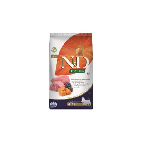 N&D Dog Grain Free bárány&áfonya sütőtökkel adult mini 7kg Ingyenes szállítás