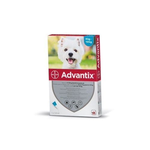 ADVANTIX SPOT ON 4-10KG KUTYA 1PIPETTA