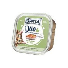    Happy Cat Duo Pástétomos Falatkák Szárnyas-Bárány100g Gyűjtőre (16db) rendelhető!