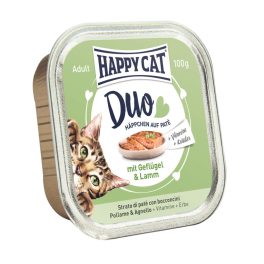 Happy Cat Duo Pástétomos Falatkák Szárnyas-Bárány100g Gyűjtőre (16db) rendelhető!