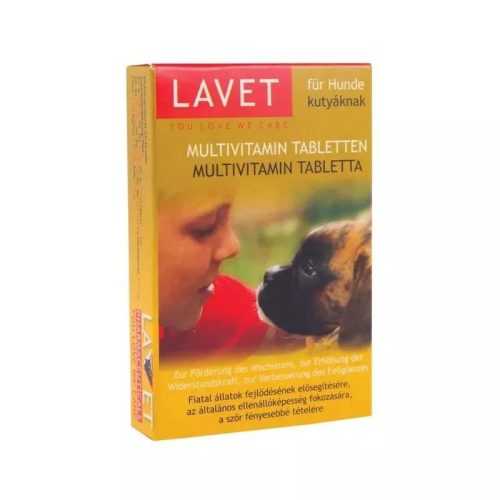 LAVET multivitamin 50 szem kutyák számára