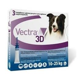 Vectra 3D rácsepegtető oldat kutyáknak 10-25kg 