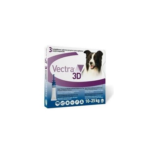 Vectra 3D rácsepegtető oldat kutyáknak 10-25kg 