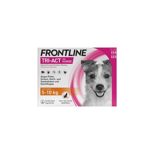   Frontline Tri-Act rácsepegtető oldat kutyáknak S 5-10kg 