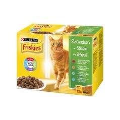     FRISKIES ALU. 12X85G MARHA, CSIRKE, TONHAL, TŐKEHAL SZÓSZBAN