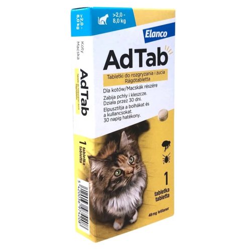 ADTAB RÁGÓTABLETTA MACSKÁKNAK , ( 2-8KG. CICÁKNAK )