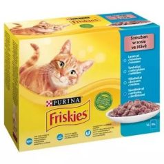   Friskies macska tasak MP lazac&tonhal&szardínia&tőkehal 12x85g