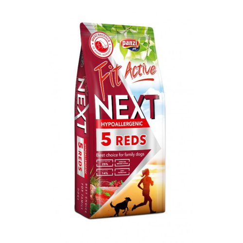 FitActive NEXT 5REDS 15kg Hipoallergén kutyaeledel ingyenes szállítás