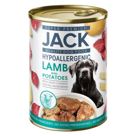 Jack hipoallergén pástétom 400 g bárányhús