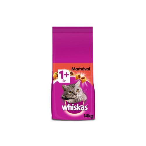 Whiskas szárazeledel marhával 14kg