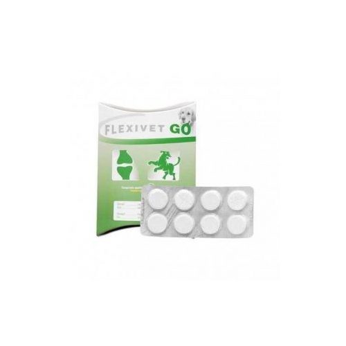 10 levéltől : Flexivet Go izületvédő  ( 8db tabletta/levél , 900mg/tabletta hatóanyag )