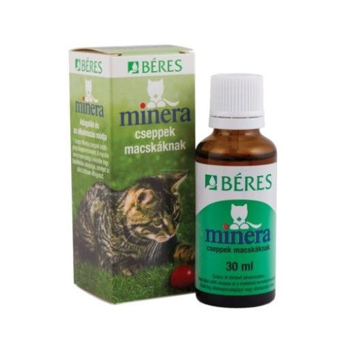 Béres Minera Csepp macskának 30ml - Nyomelem-komplex immunerősítő
