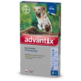 ADVANTIX SPOT ON 25-40KG KUTYA 4 PIPETTA/ doboz