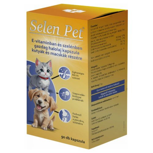 Selen Pet 450 mg szelén plusz E-vitamin kapszula kutyáknak – 90 db