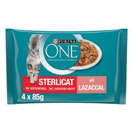Purina ONE STERILCAT Lazaccal és Sárgarépával 4x85