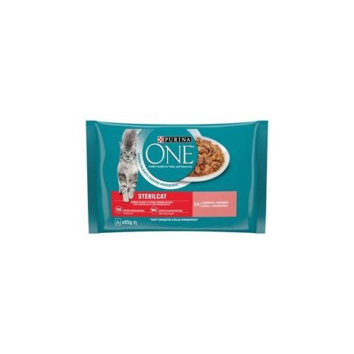 Purina ONE STERILCAT Lazaccal és Sárgarépával 4x85