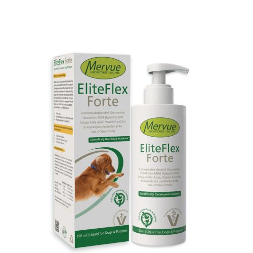 Mervue EliteFlex Forte Dog - Porcépítő és ízülettámogató szirup 150ml
