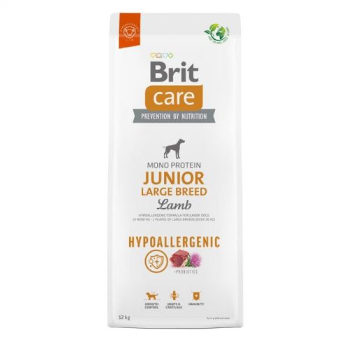 BRIT CARE DOG HYPOALLERGENIC LAMB JUNIOR LARGE BREED 12 KG