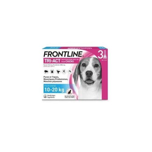 Frontline Tri-Act rácsepegtető oldat kutyáknak 10-20kg