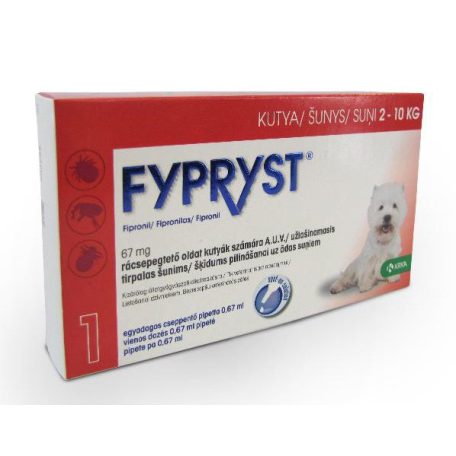  Fypryst® Spot-on kutya S 2-10kg 1db