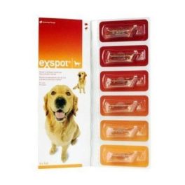   Exspot (Ex-spot)   rácseppentő oldat  6×1 ml kullancs és bolha ellen . Csak kutyáknak