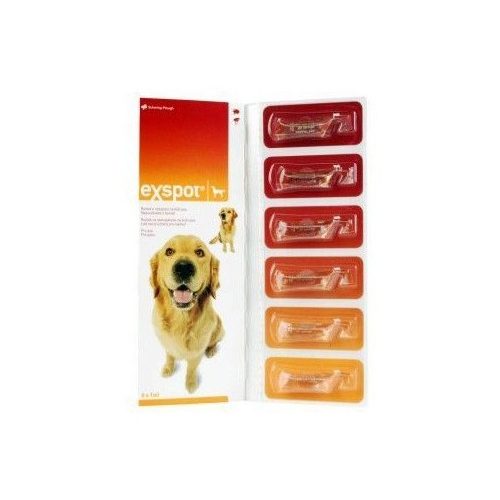 Exspot (Ex-spot)   rácseppentő oldat  6×1 ml kullancs és bolha ellen . Csak kutyáknak