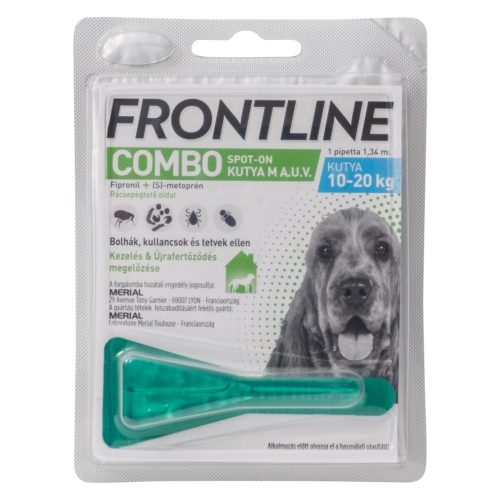  Frontline Combo Spot-on kutya M 10-20kg  3db rendelhető