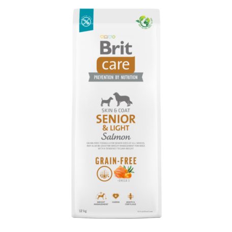 Brit Care Grain-free - Senior & Light Salmon & Potato 12kg