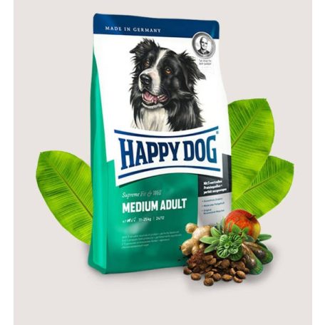 Happy Dog Supreme Fit & Well – Medium Adult 12kg